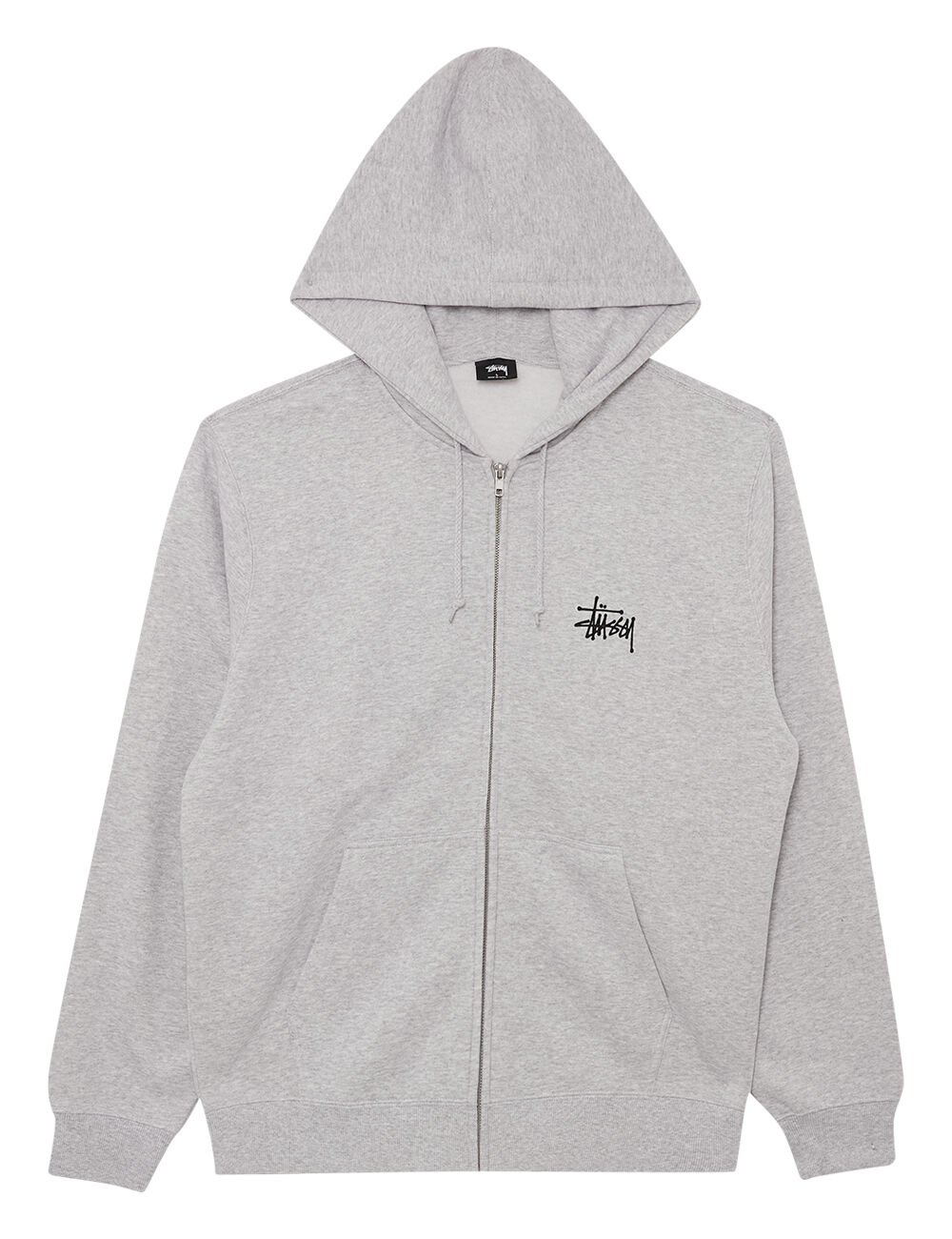 Basic stüssy zip hood top