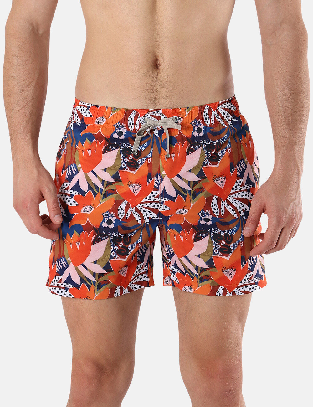 Orange on sale swim shorts